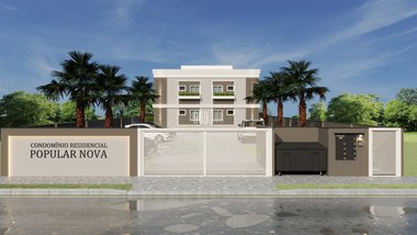 apartment em Rua Tenente Waldemar da Silva Miranda, Conjunto Habitacional Joaquim Celestino Ferreira - Campo Largo - PR