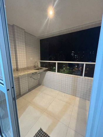 apartment em Rua Pero Vaz de Caminha, Aviação - Praia Grande - SP