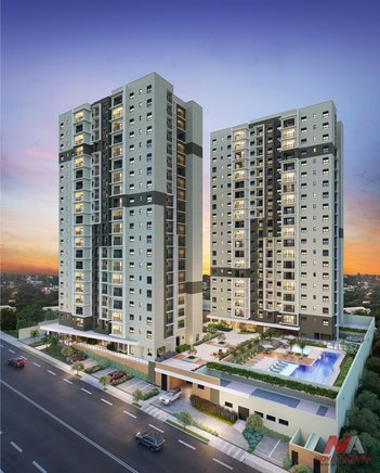 apartment em Avenida José Munia, Jardim Redentor - São José do Rio Preto - SP