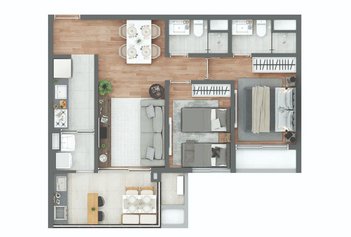 apartment em Avenida Onze de Junho, Vila Clementino - São Paulo - SP