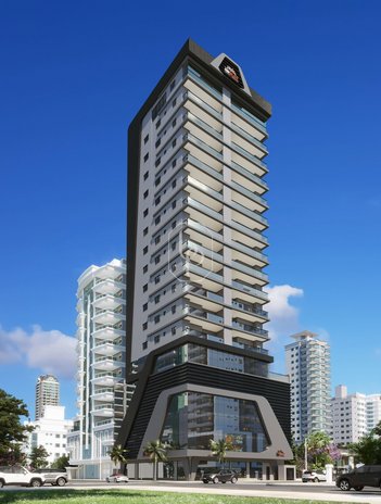 apartment em Rua 224, Meia Praia - Itapema - SC