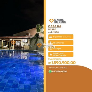 house em Rua Brisa das Vitórias, Barra - Fortim - CE