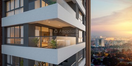 apartment em Rua Carneiro Lobo, Água Verde - Curitiba - PR