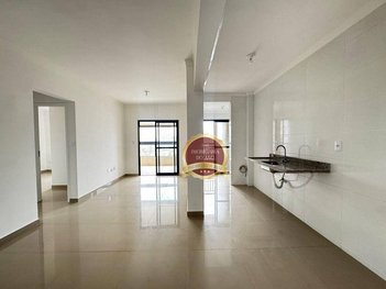 apartment em Rua Primeiro de Janeiro, Mirim - Praia Grande - SP
