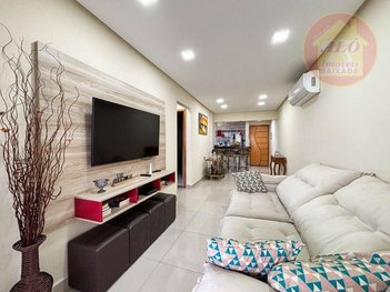 apartment em Avenida Rio Branco, Canto do Forte - Praia Grande - SP
