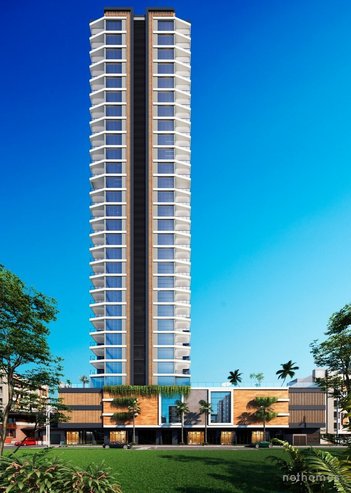 apartment em Rua 254, Meia Praia - Itapema - SC