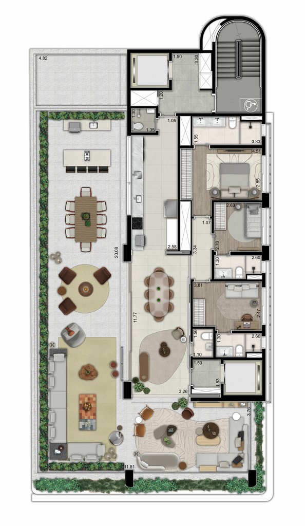Planta Garden - 272m²