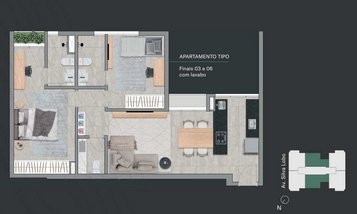 apartment em Avenida Silva Lobo, Nova Granada - Belo Horizonte - MG