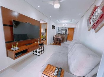 apartment em Praça Antonio Figueroa, Boqueirão - Praia Grande - SP