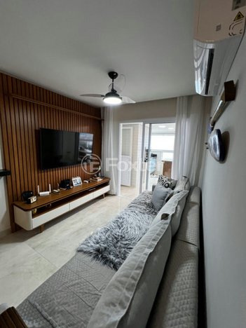 apartment em Rua Capitão Fritz Rogner, Caiçara - Praia Grande - SP
