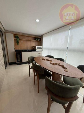 apartment em Rua Vinte e Três de Maio, Mirim - Praia Grande - SP