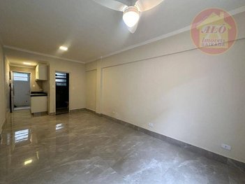 apartment em Rua Rui Barbosa, Canto do Forte - Praia Grande - SP
