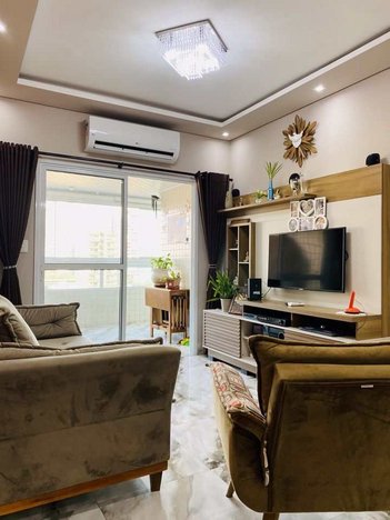 apartment em Rua Peru, Guilhermina - Praia Grande - SP