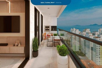 apartment em Avenida Doutor Epitácio Pessoa, Boqueirão - Santos - SP