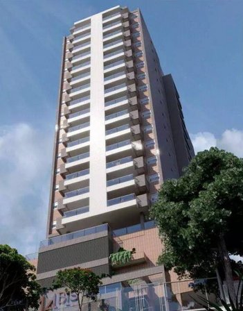 apartment em Rua Doutor Júlio de Mesquita Filho, Aviação - Praia Grande - SP