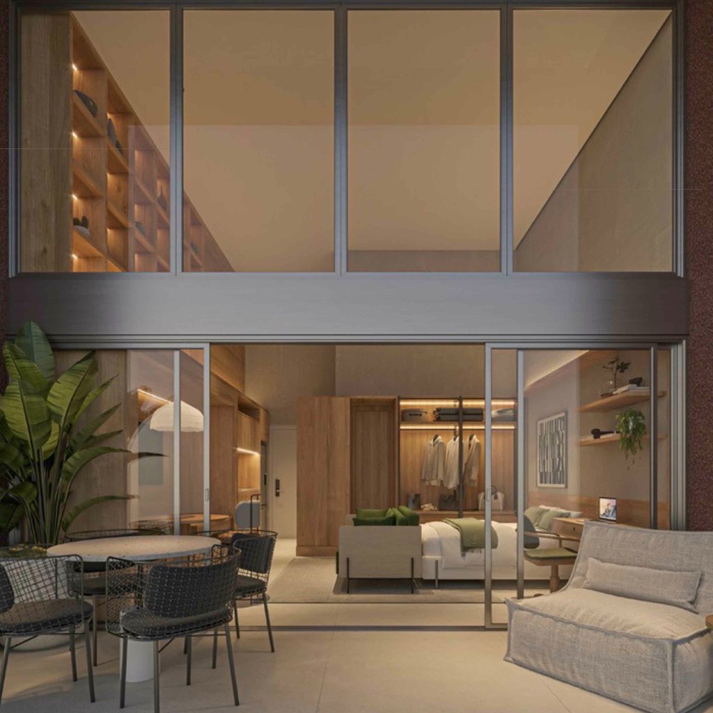 Lofts com pé direito duplo