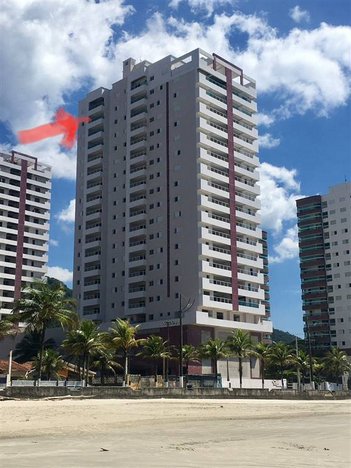 apartment em Rua João Zarzur, Vila São Paulo - Mongaguá - SP
