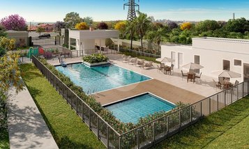 apartment em Estrada Municipal Cônego Washington José Pera, Jardim das Torres Prolongamento - São Carlos - SP