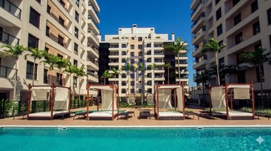 apartment em Rua Sérgio Gil, Balneário - Florianópolis - SC
