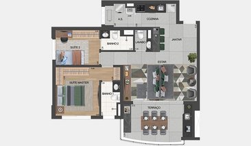apartment em Avenida Santo Amaro, Santo Amaro - São Paulo - SP