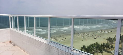 apartment em Rua Costa Rica, Guilhermina - Praia Grande - SP