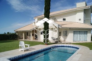 house em Rua das Laranjeiras, Bosque das Mansões - São José - SC