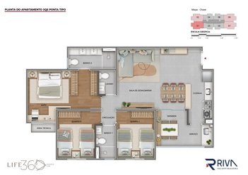 apartment em Avenida Pedro Serafim Ferreira, Palmares - Belo Horizonte - MG