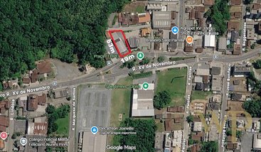 commercial_land_lot em Rua Quinze de Novembro, Glória - Joinville - SC