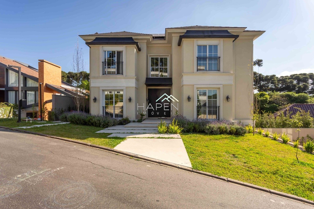 Casa à venda no condomínio Reserva do Bosque Vista Alegre Curitiba com fachada moderna.