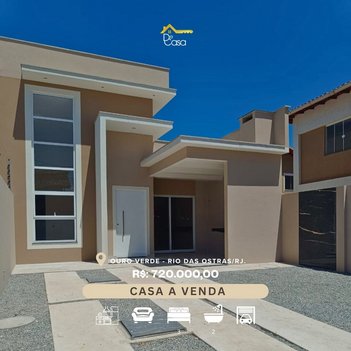 house em Avenida Ouro Verde, Ouro Verde - Rio das Ostras - RJ