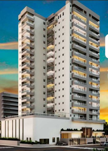 apartment em Rua Peru, Guilhermina - Praia Grande - SP