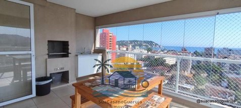 apartment em Rua Bandeirantes, Loteamento João Batista Julião - Guarujá - SP