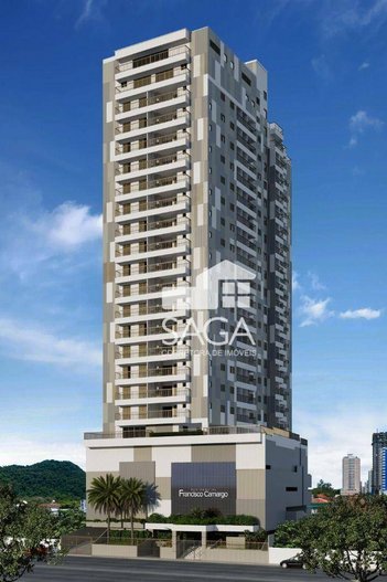 apartment em Rua General Osório, Canto do Forte - Praia Grande - SP