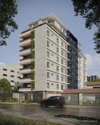apartment em Rua Alcebíades Plaisant, Água Verde - Curitiba - PR