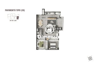 apartment em Rua Berta Lutz, Cachoeira do Bom Jesus - Florianópolis - SC