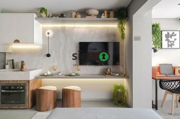 apartment em Avenida Padre Antônio José dos Santos, Cidade Monções - São Paulo - SP