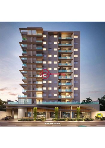 apartment em Rodovia do Sol, Praia de Itaparica - Vila Velha - ES