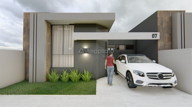 house em Rua Padre Gustavo Gian Pietro, Centro - Quatro Barras - PR