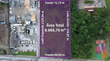 commercial_land_lot em Augusto Bruno Nielson, Zona Industrial Norte - Joinville - SC