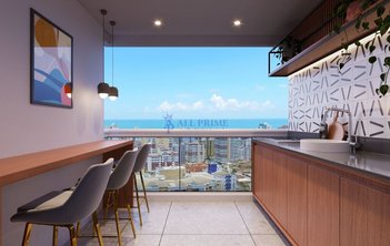 apartment em Rua Argentina, Guilhermina - Praia Grande - SP