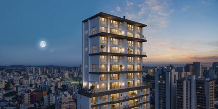 apartment em Rua Campos Sales, Juvevê - Curitiba - PR