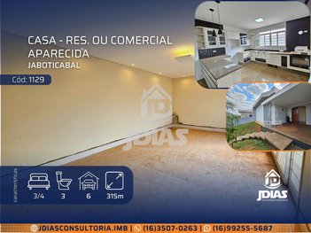 house em Rua Professor Norival Mendes, Jardim Boa Vista - Jaboticabal - SP