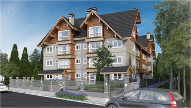 apartment em Rua Mirico Leobet, Avenida Central - Gramado - RS