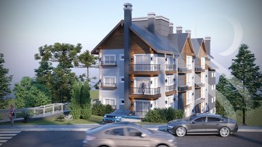 apartment em Rua Emilio Leobet, Dutra - Gramado - RS