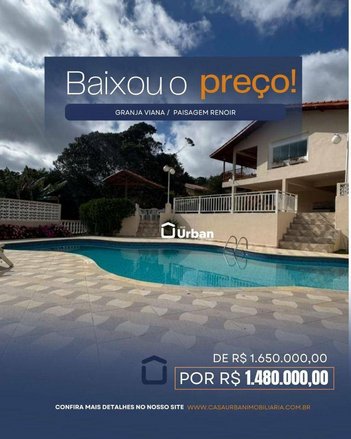 house em Rua Biritiba Mirim, Paisagem Renoir - Cotia - SP