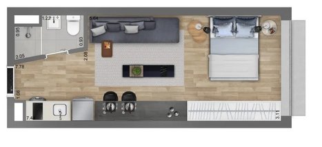 apartment em Rua Melo Alves, Cerqueira César - São Paulo - SP