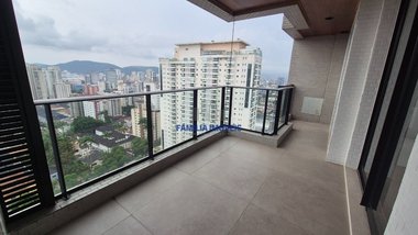 apartment em Rua Lobo Vianna, Boqueirão - Santos - SP