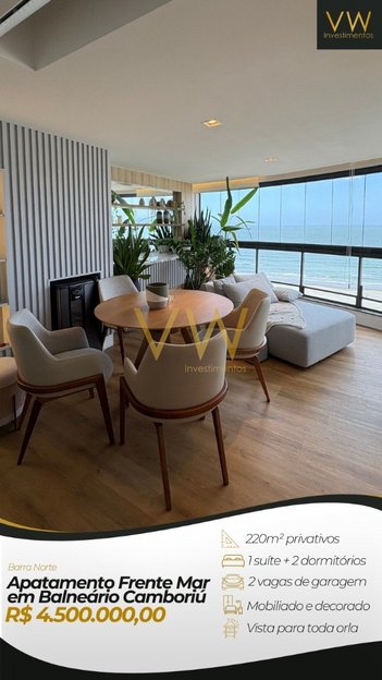 apartment em Avenida Atlântica, Centro - Balneário Camboriú - SC