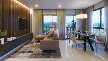 apartment em Rua dos Cardeais, Pedra Branca - Palhoça - SC