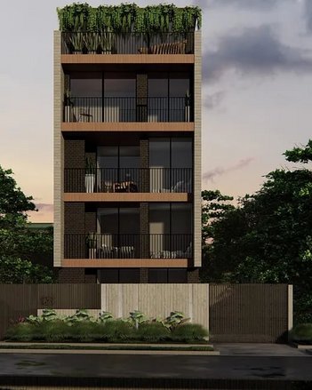 apartment em Rua Fernando Simas, Mercês - Curitiba - PR